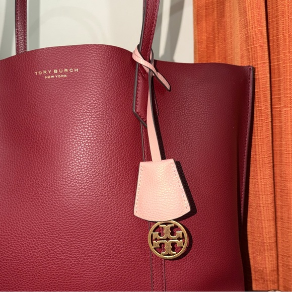 🔥🔥🔥Tory Burch Triple Perry Leather Tote Shoulder Bag - Picture 8 of 16